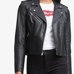 Levi's Women's Classic Black Faux Leather Jacket